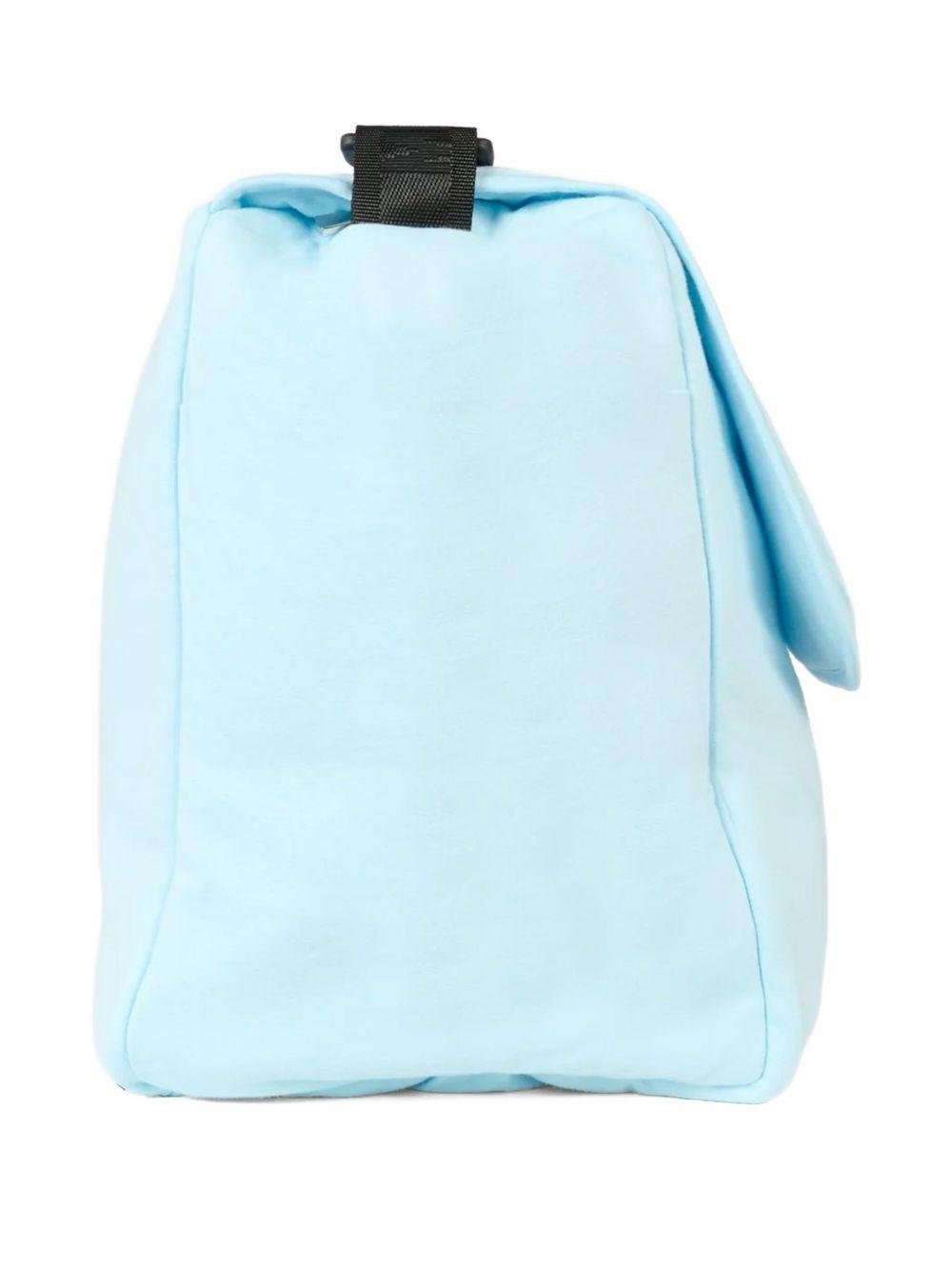 Borsa fasciatoio per neonato Moschino Kids azzurra con stampa Teddy Bear - Rubino Kids