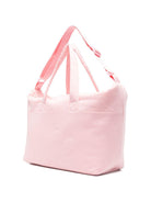 Borsa fasciatoio per neonato Moschino Kids rosa con applicazione orsetto - Rubino Kids