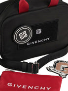 Borsa messenger per bambini Givenchy Kids nero con inserti - Rubino Kids