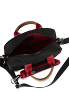 Borsa messenger per bambini Givenchy Kids nero con inserti - Rubino Kids