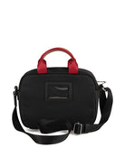 Borsa messenger per bambini Givenchy Kids nero con inserti - Rubino Kids