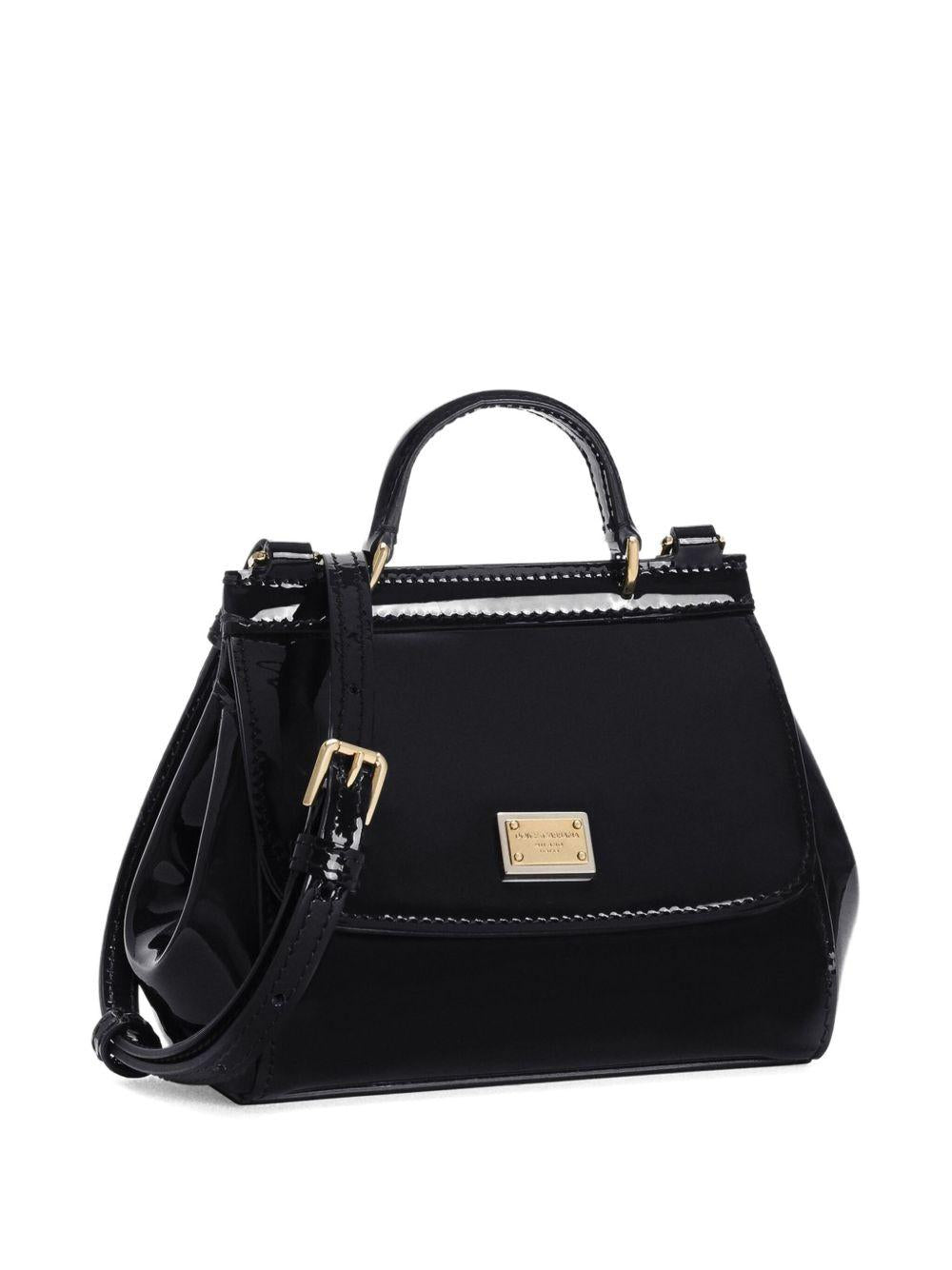 Borsa mini per bambina Dolce & Gabbana Kids blu con dettagli color oro - Rubino Kids