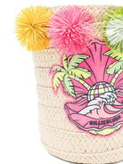 Borsa per bambina Billieblush beige con pompon - Rubino Kids