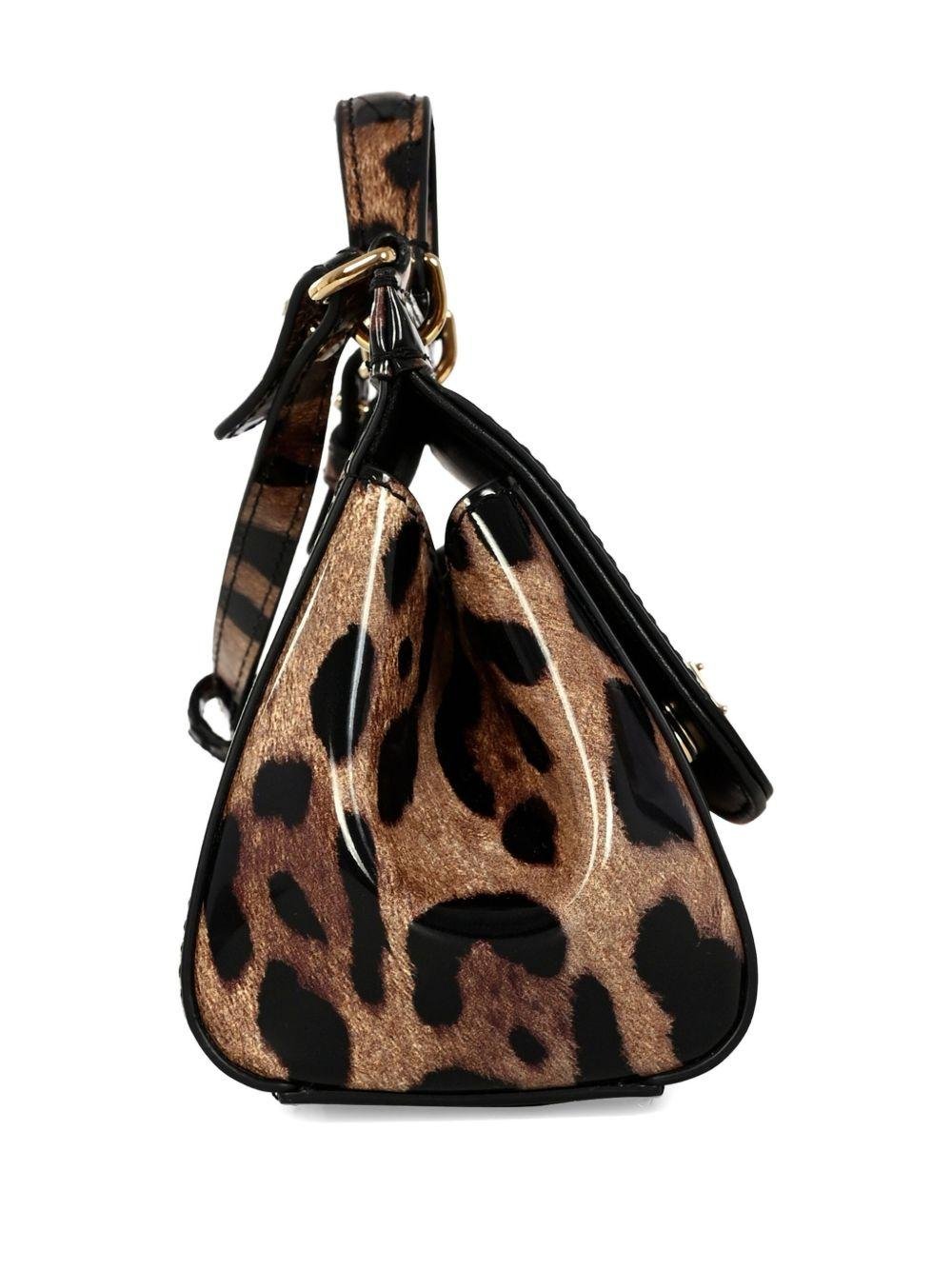 Borsa per bambina Dolce & Gabbana Kids animalier con stampa leopardata - Rubino Kids