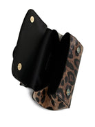 Borsa per bambina Dolce & Gabbana Kids animalier con stampa leopardata - Rubino Kids
