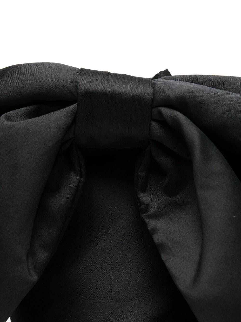 Borsa per bambina Douuod Kids nero con fiocco - Rubino Kids