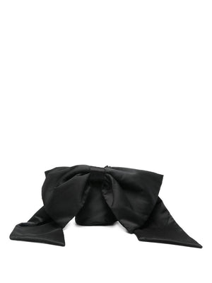 Borsa per bambina Douuod Kids nero con fiocco