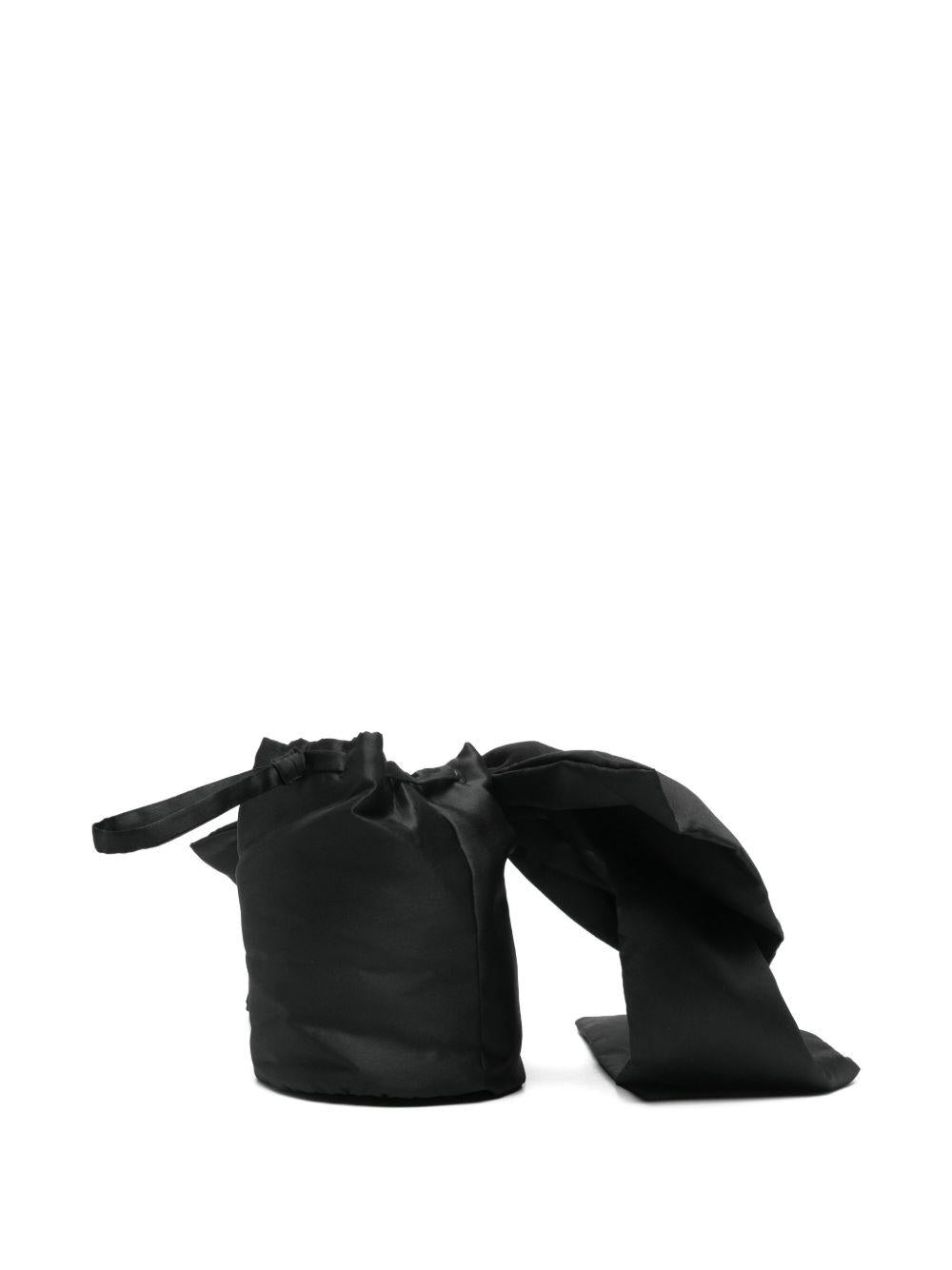 Borsa per bambina Douuod Kids nero con fiocco - Rubino Kids