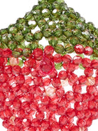 Borsa per bambina Konges Sløjd rossa a forma di fragola - Rubino Kids