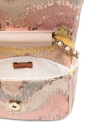 Borsa per bambina Missoni Kids rosa con paillettes e catena - Rubino Kids
