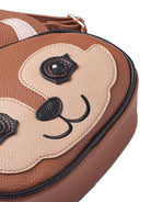 Borsa per bambina Molo Squirrel marrone con tracolla singola - Rubino Kids