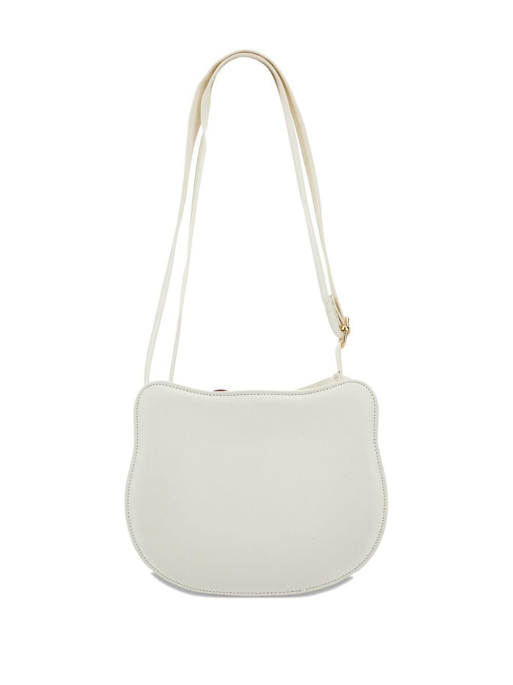 Borsa per bambina Monnalisa bianca con dettaglio a fiocco applicato - Rubino Kids