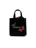 Borsa per bambina Off - White Kids Butterfly Bookish nero con stampa con logo sul davanti - Rubino Kids