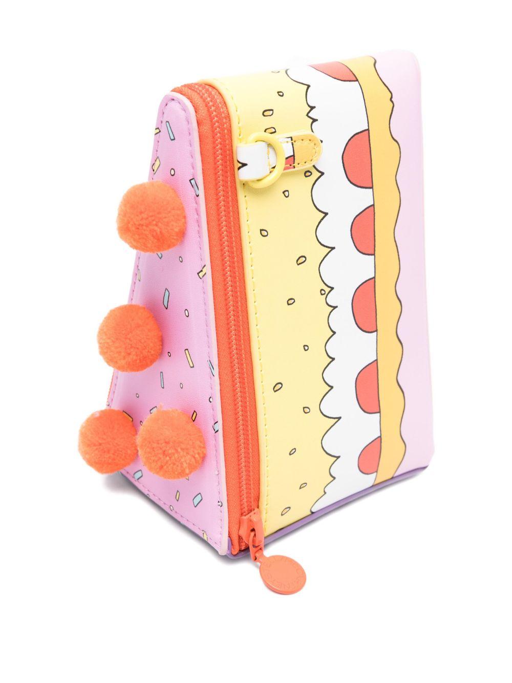 Borsa per bambina Stella McCartney Kids multicolore con stampa di torta - Rubino Kids