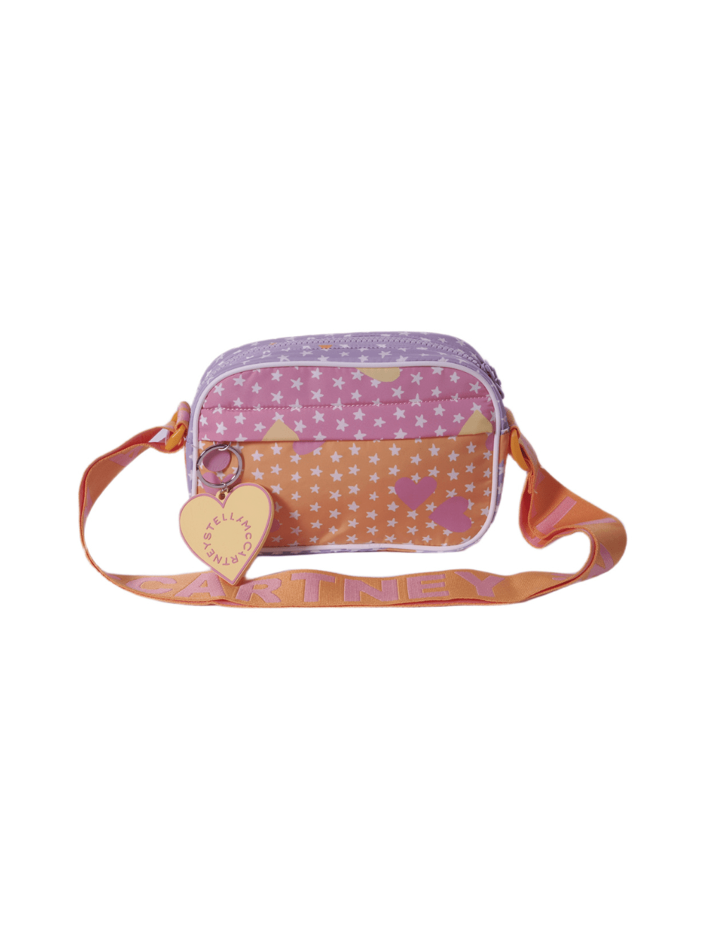 Borsa per bambina Stella McCartney Kids multicolore con stampa stelline - Rubino Kids