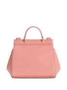 Borsa Sicily mini per bambina Dolce & Gabbana Kids rosa con finitura lucida - Rubino Kids