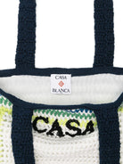 Borsa tote per bambina Casablanca Kids multicolor con ricamo logo - Rubino Kids