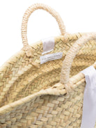 Borsa tote per bambina Colorichiari beige con applicazione a fiori - Rubino Kids