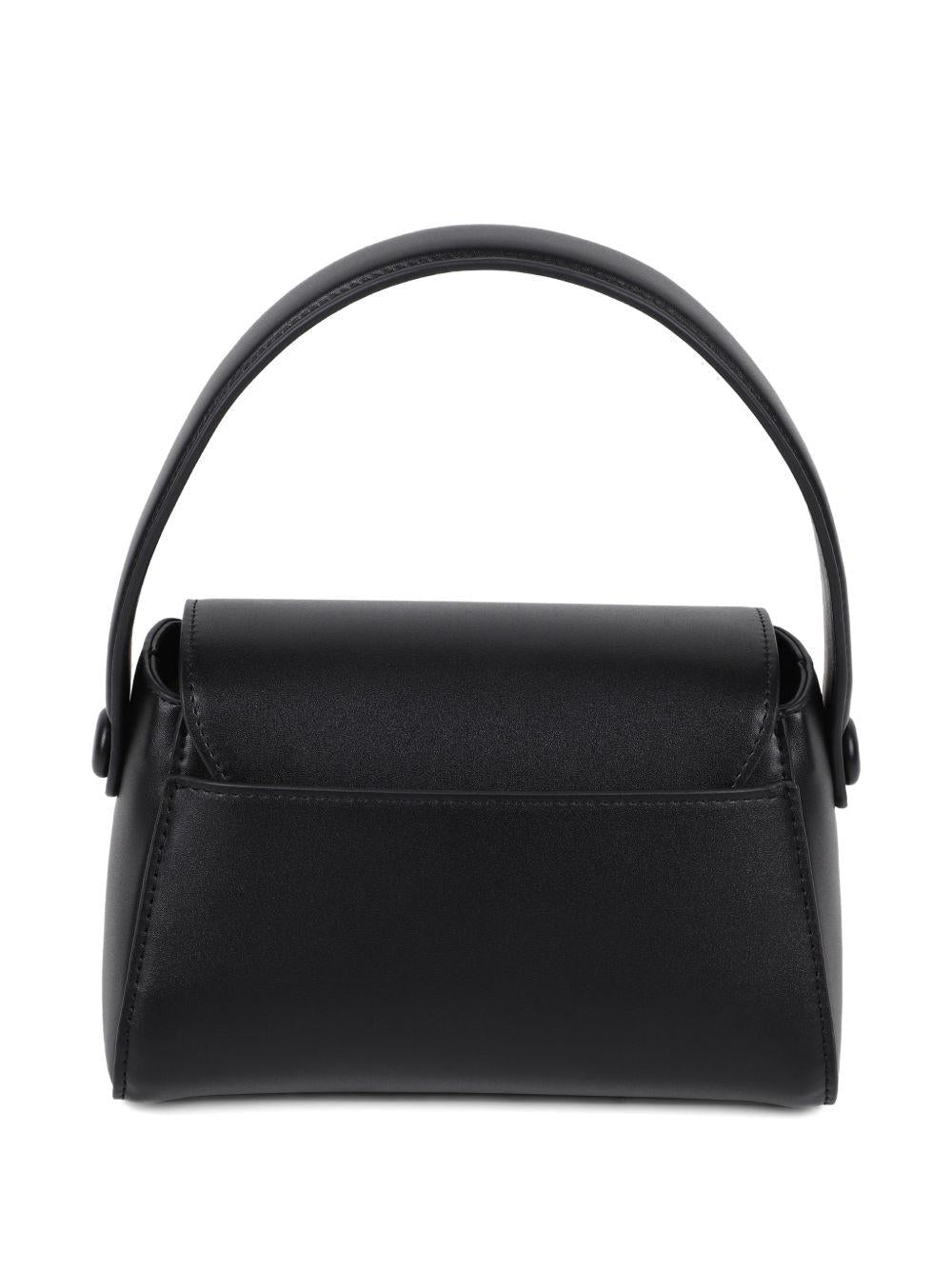 Borsa tote per bambina DKNY Kids nera con logo con strass - Rubino Kids