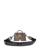 Borsa tote per bambina Karl Lagerfeld Kids nero iridescente - Rubino Kids