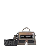 Borsa tote per bambina Karl Lagerfeld Kids nero iridescente - Rubino Kids