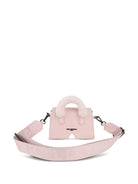 Borsa tote per bambina Karl Lagerfeld Kids rosa con stampa logo - Rubino Kids