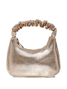 Borsa tote per bambina Molo oro June con effetto metallizzato e manico elasticizzato - Rubino Kids