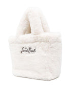 Borsa Vanity per bambina MC2 Saint Barth Kids bianca con effetto fur - Rubino Kids