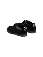 Brogues verniciate per bambino Dolce & Gabbana Kids nero con finitura lucida - Rubino Kids