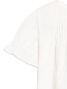 Camicetta per neonata Bonpoint bianco con colletto in pizzo - Rubino Kids