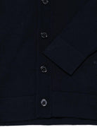 Camicia a maglia fine per bambino Paolo Pecora Kids blu con collo francese - Rubino Kids