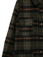 Camicia a quadri per bambino John Richmond Junior verde con logo sul petto - Rubino Kids