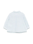 Camicia a righe per neonato Bonpoint bianco con colletto classico - Rubino Kids