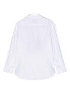 Camicia con ricamo Pegaso per bambina ETRO KIDS bianco con logo sul petto - Rubino Kids