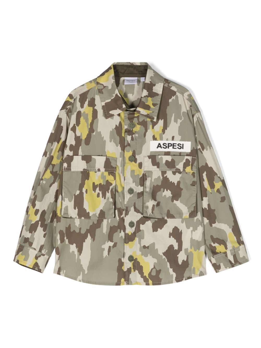 Camicia con stampa camouflage - Rubino Kids