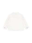 Camicia Flo per neonata Donsje bianca con colletto alla coreana - Rubino Kids