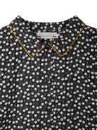 Camicia Jacinthe per bambina Bonpoint blu con stampa ciliegia - Rubino Kids