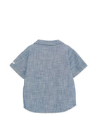 Camicia Ludon per bambino Donsje denim con ricamo Jeep - Rubino Kids