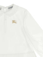 Camicia per bambina Burberry Kids bianco con motivo cavaliere - Rubino Kids
