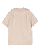 Camicia per bambina Donsje beige con chiusura doppiopetto - Rubino Kids