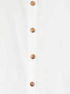 Camicia per bambina Donsje Fini bianco con colletto con increspature - Rubino Kids