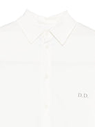 Camicia per bambina Douuod Kids bianca con logo - Rubino Kids