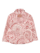 Camicia per bambina ETRO KIDS rosa con stampa paisley - Rubino Kids