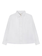 Camicia per bambina Givenchy Kids bianco con bottoni - Rubino Kids