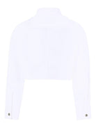 Camicia per bambina John Richmond Junior bianco con stampa - Rubino Kids