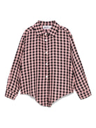 Camicia per bambina Molo Rafa rosa con dettaglio con nodo - Rubino Kids