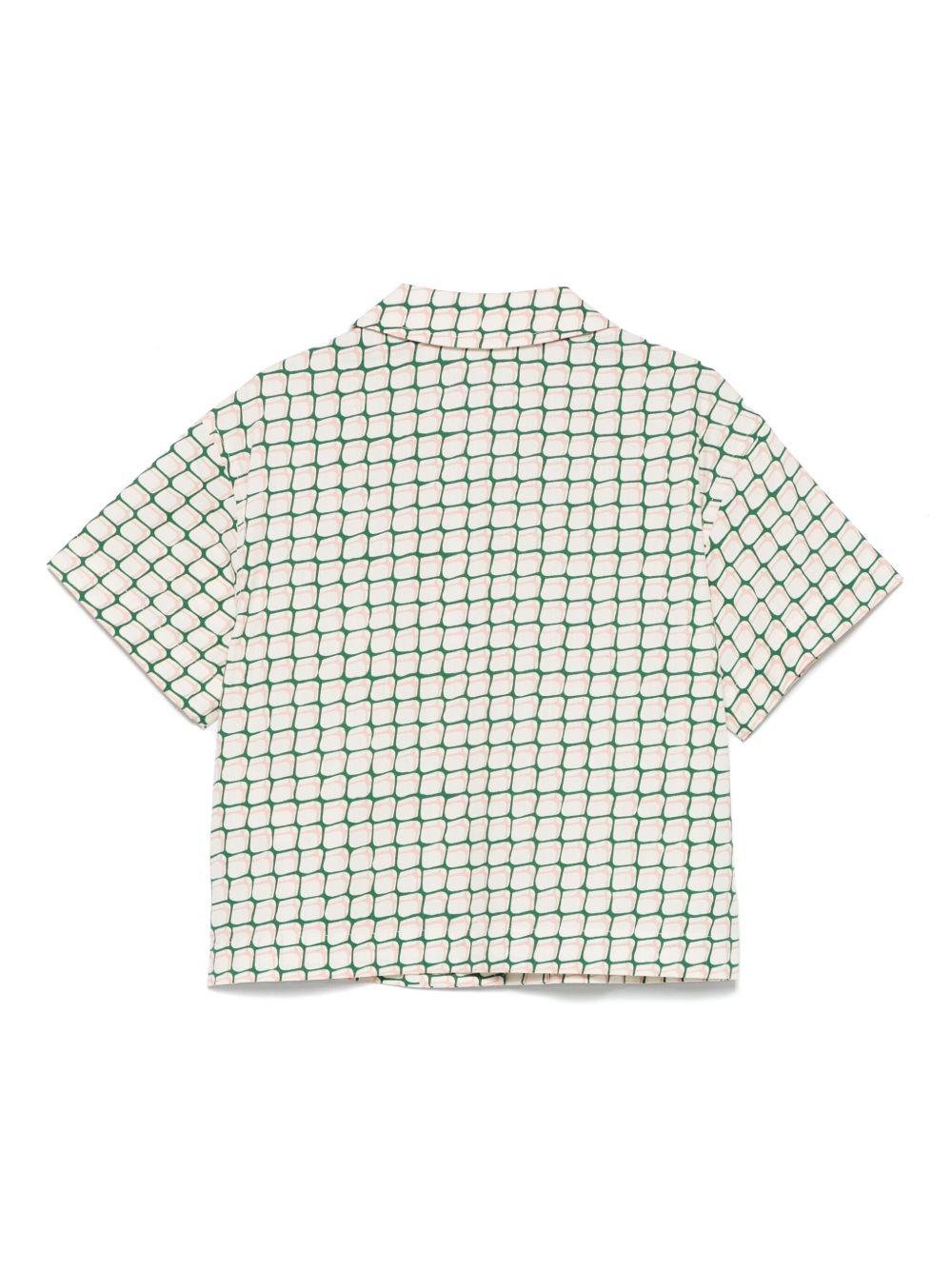 Camicia per bambina Scotch & Soda Kids beige con stampa - Rubino Kids