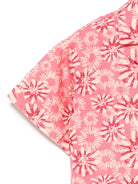 Camicia per bambina Scotch & Soda Kids rosa con stampa floreale - Rubino Kids