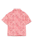 Camicia per bambina Scotch & Soda Kids rosa con stampa floreale - Rubino Kids