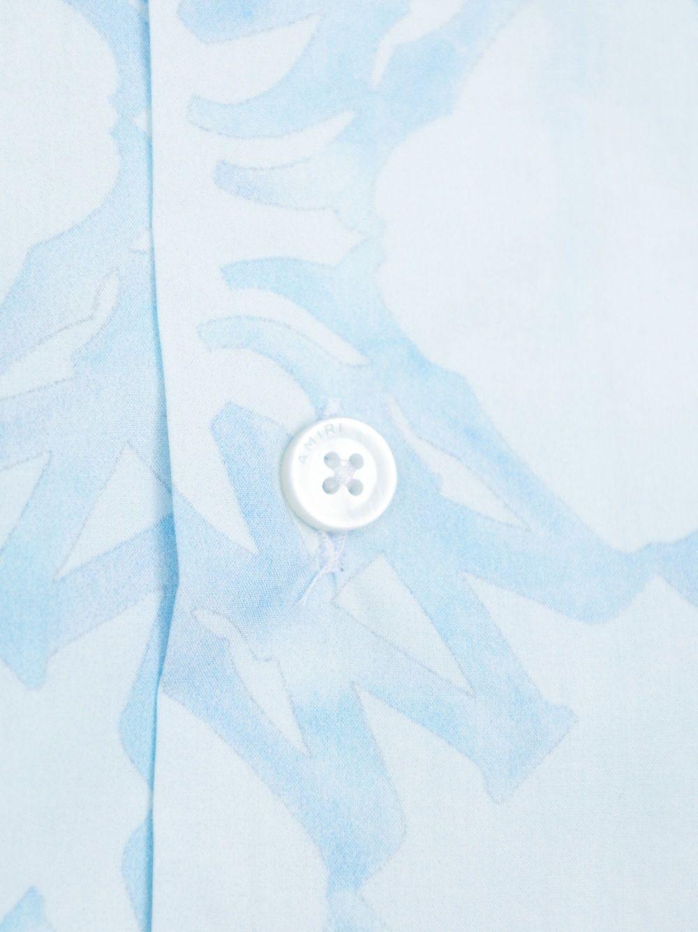 Camicia per bambino AMIRI KIDS azzurro a maniche corte - Rubino Kids